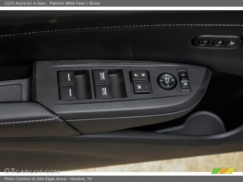 Platinum White Pearl / Ebony 2020 Acura ILX A-Spec