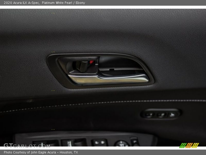 Platinum White Pearl / Ebony 2020 Acura ILX A-Spec