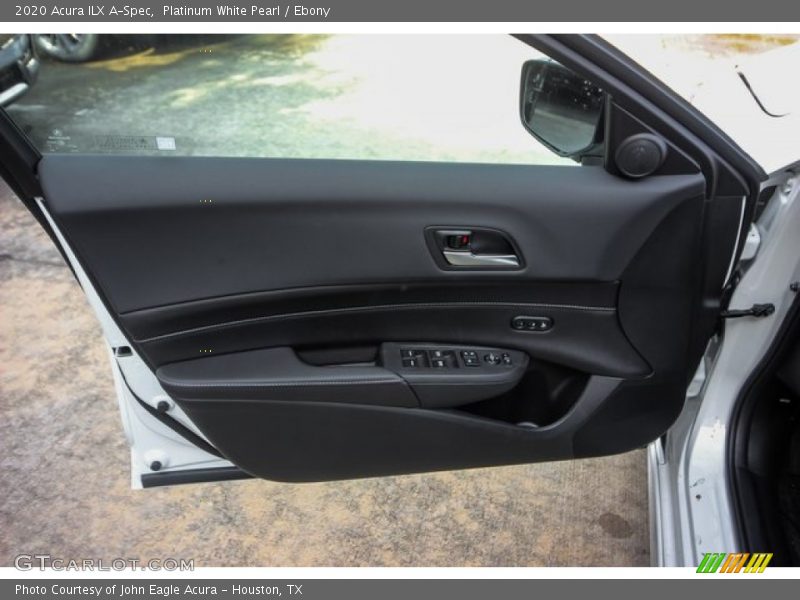 Platinum White Pearl / Ebony 2020 Acura ILX A-Spec