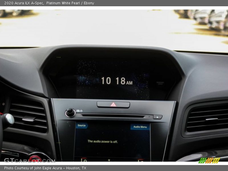 Platinum White Pearl / Ebony 2020 Acura ILX A-Spec