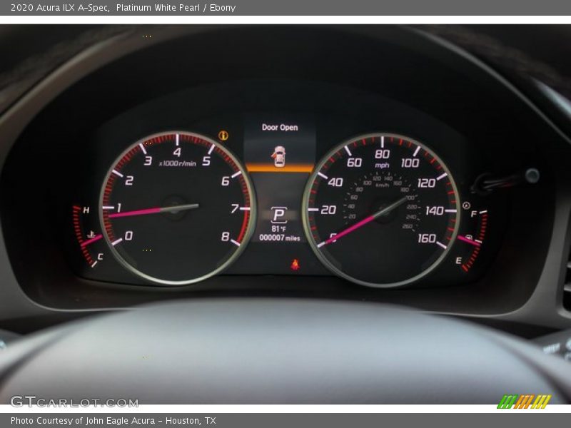 Platinum White Pearl / Ebony 2020 Acura ILX A-Spec