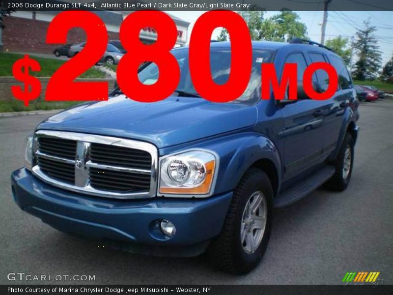 Atlantic Blue Pearl / Dark Slate Gray/Light Slate Gray 2006 Dodge Durango SLT 4x4