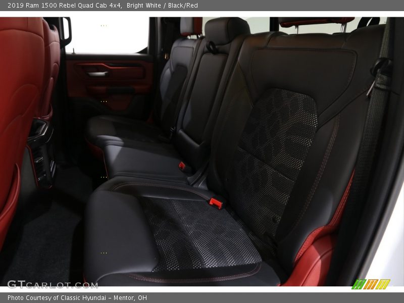 Rear Seat of 2019 1500 Rebel Quad Cab 4x4