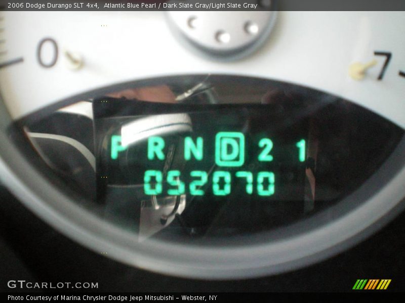 Atlantic Blue Pearl / Dark Slate Gray/Light Slate Gray 2006 Dodge Durango SLT 4x4