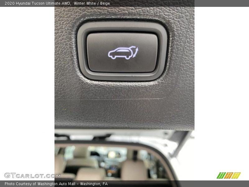 Winter White / Beige 2020 Hyundai Tucson Ultimate AWD