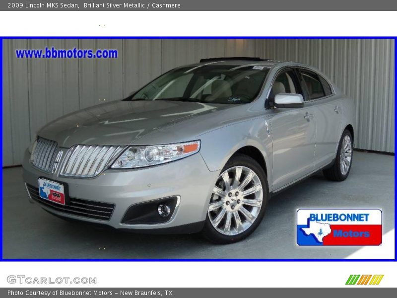Brilliant Silver Metallic / Cashmere 2009 Lincoln MKS Sedan