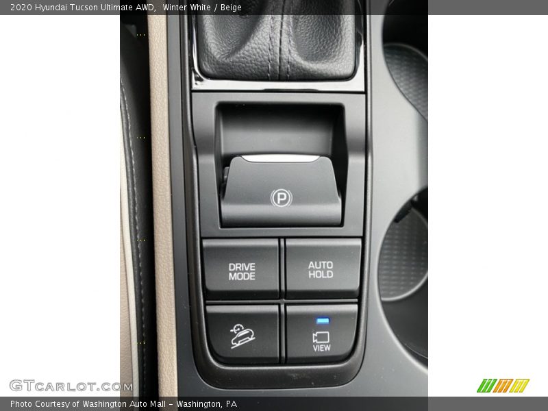 Winter White / Beige 2020 Hyundai Tucson Ultimate AWD