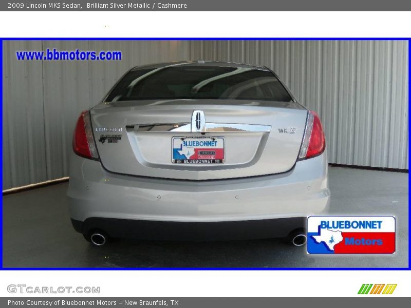 Brilliant Silver Metallic / Cashmere 2009 Lincoln MKS Sedan