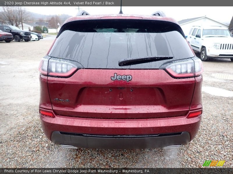 Velvet Red Pearl / Black 2020 Jeep Cherokee High Altitude 4x4