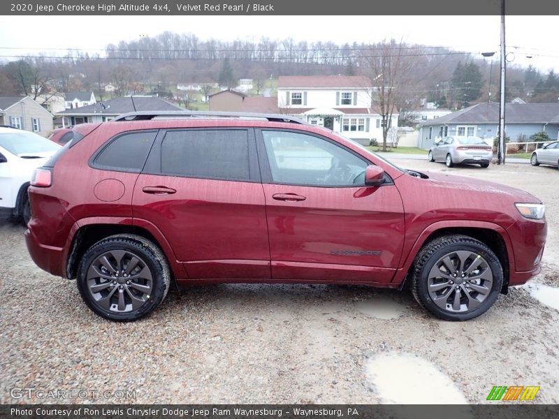 Velvet Red Pearl / Black 2020 Jeep Cherokee High Altitude 4x4