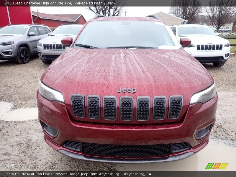 Velvet Red Pearl / Black 2020 Jeep Cherokee High Altitude 4x4