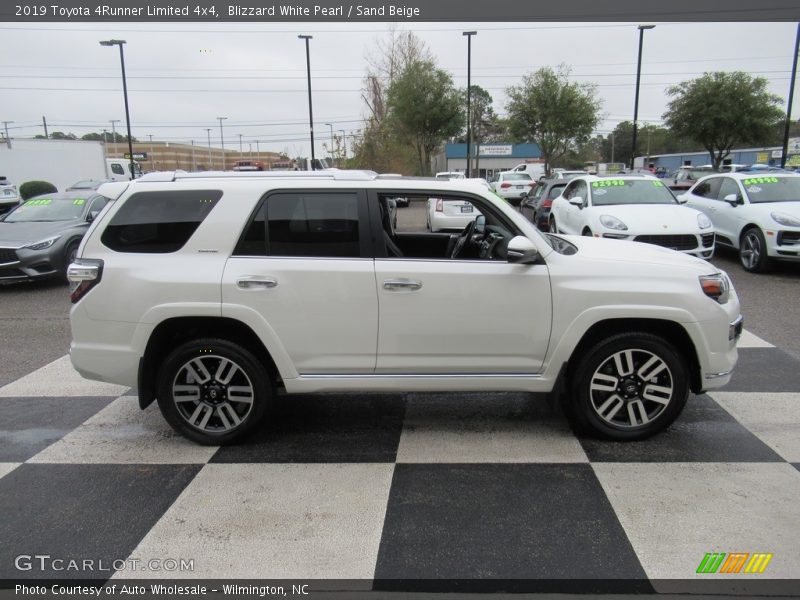 Blizzard White Pearl / Sand Beige 2019 Toyota 4Runner Limited 4x4