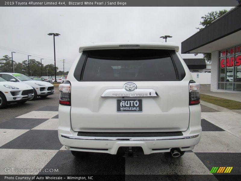 Blizzard White Pearl / Sand Beige 2019 Toyota 4Runner Limited 4x4