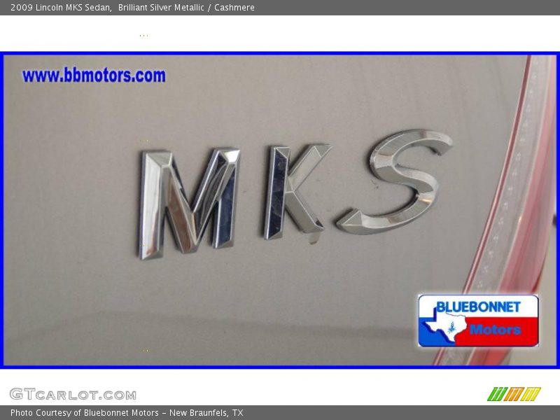 Brilliant Silver Metallic / Cashmere 2009 Lincoln MKS Sedan