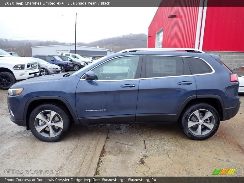 Blue Shade Pearl / Black 2020 Jeep Cherokee Limited 4x4