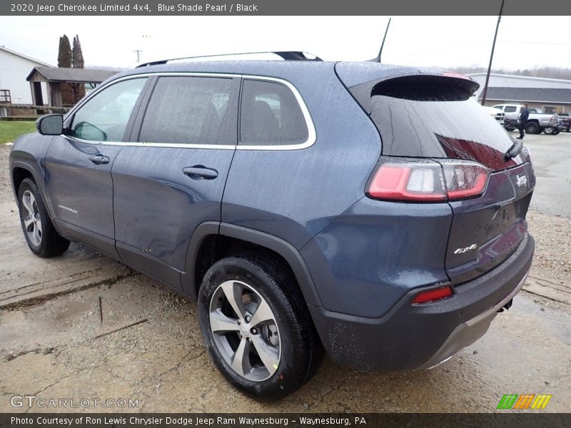 Blue Shade Pearl / Black 2020 Jeep Cherokee Limited 4x4