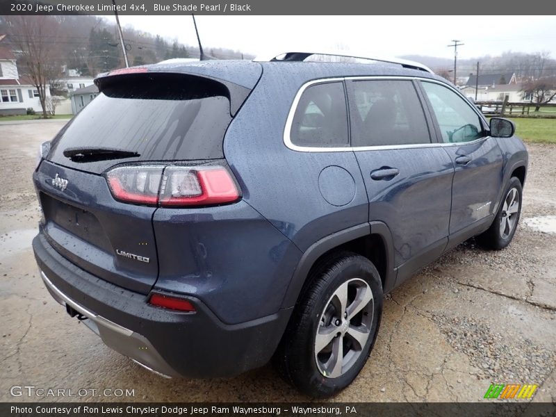 Blue Shade Pearl / Black 2020 Jeep Cherokee Limited 4x4