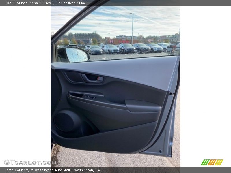 Sonic Silver / Black 2020 Hyundai Kona SEL AWD