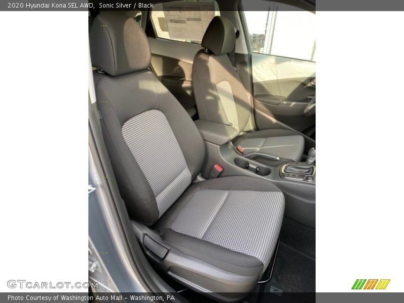 Sonic Silver / Black 2020 Hyundai Kona SEL AWD