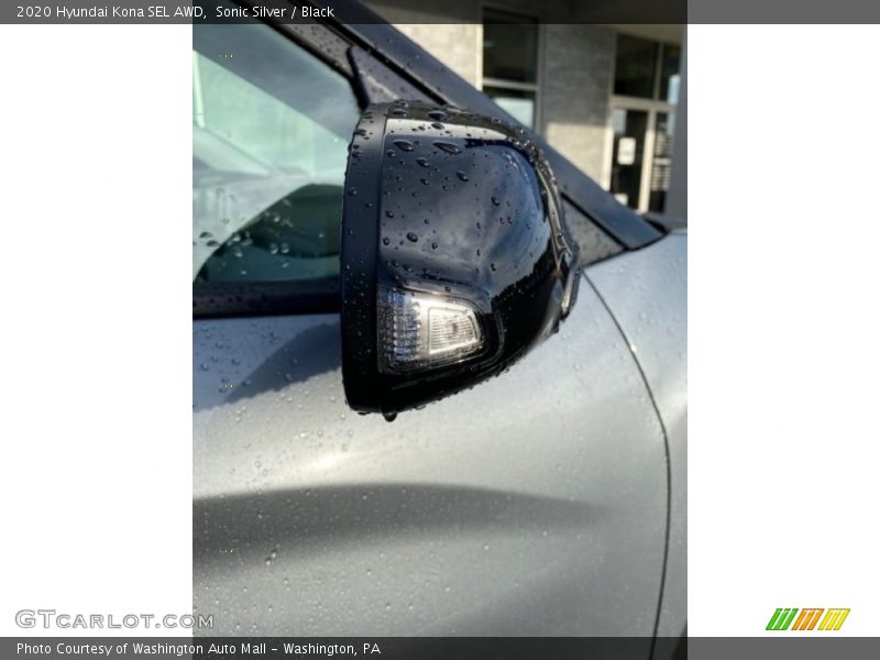 Sonic Silver / Black 2020 Hyundai Kona SEL AWD