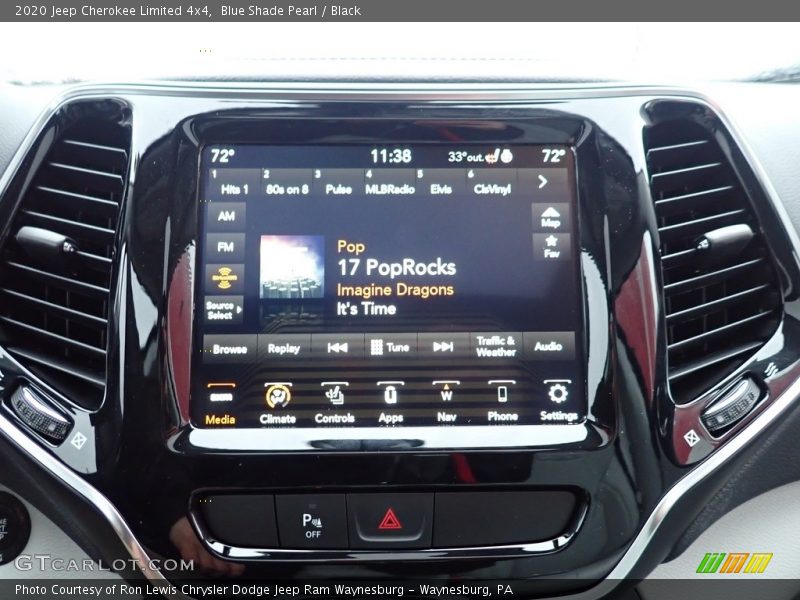 Blue Shade Pearl / Black 2020 Jeep Cherokee Limited 4x4
