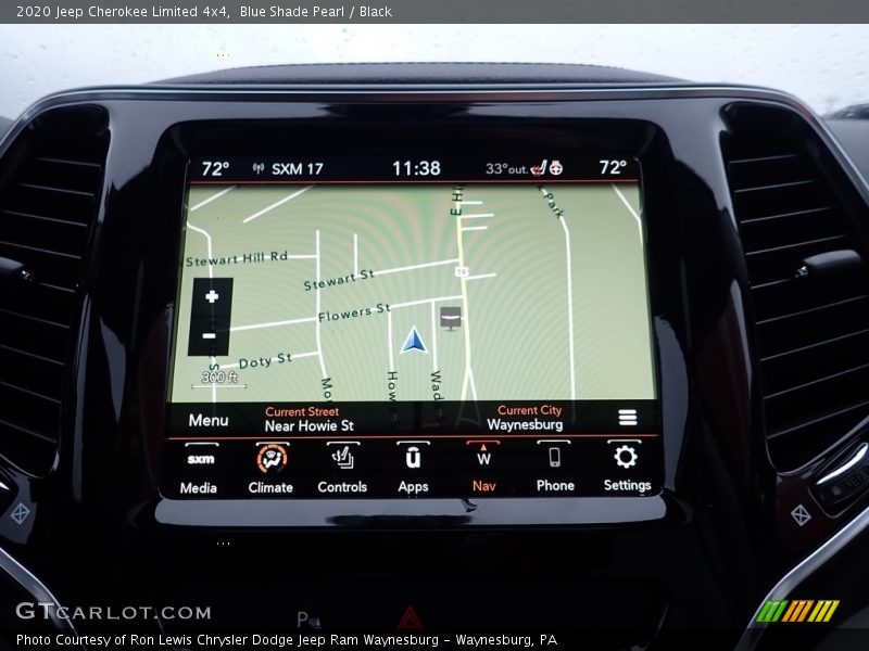 Blue Shade Pearl / Black 2020 Jeep Cherokee Limited 4x4