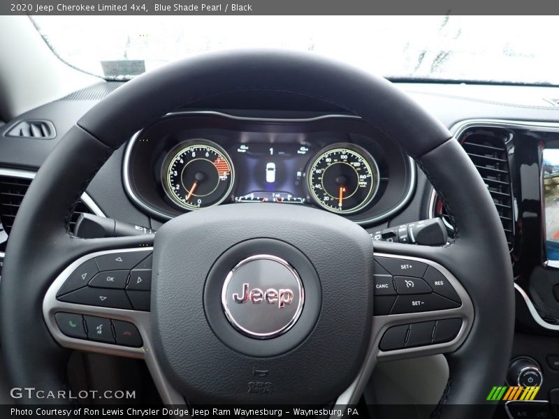 Blue Shade Pearl / Black 2020 Jeep Cherokee Limited 4x4