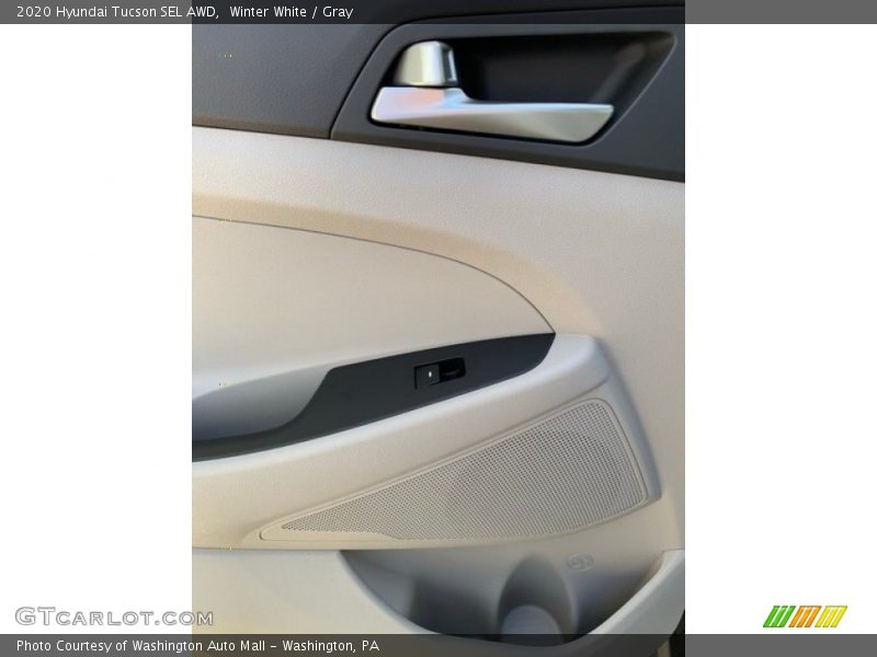 Winter White / Gray 2020 Hyundai Tucson SEL AWD