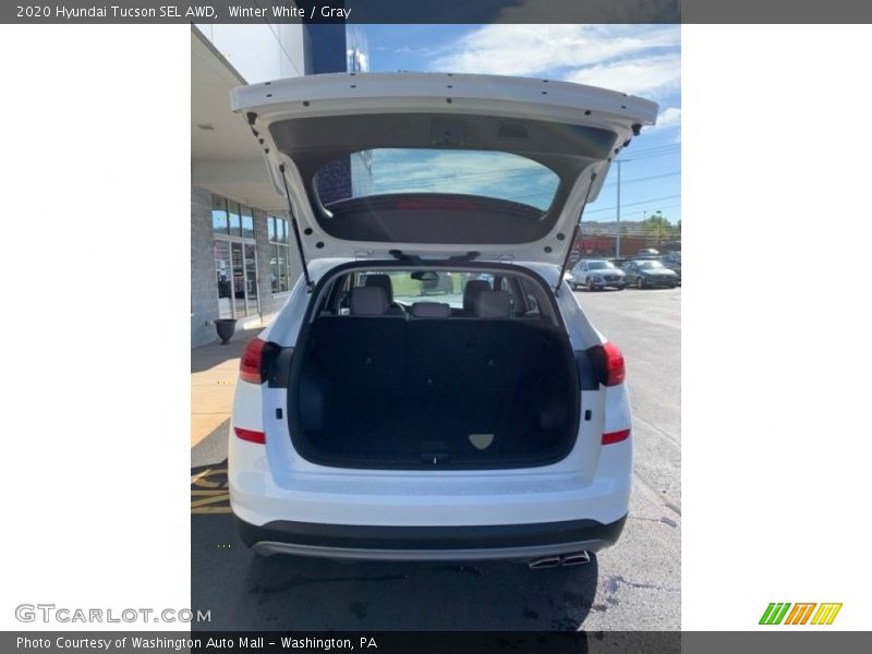 Winter White / Gray 2020 Hyundai Tucson SEL AWD