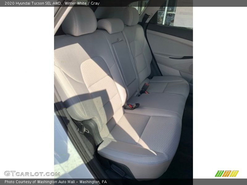 Winter White / Gray 2020 Hyundai Tucson SEL AWD