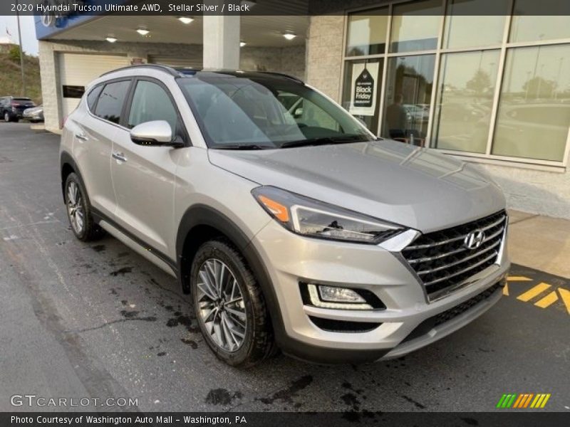 Stellar Silver / Black 2020 Hyundai Tucson Ultimate AWD