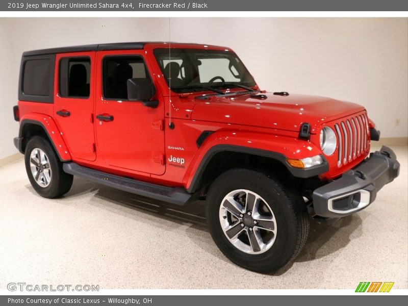 Firecracker Red / Black 2019 Jeep Wrangler Unlimited Sahara 4x4