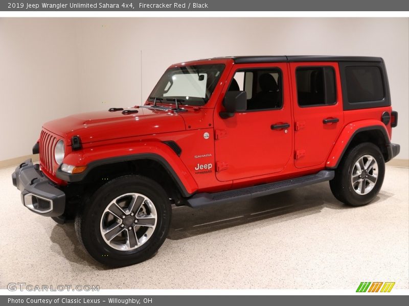 Firecracker Red / Black 2019 Jeep Wrangler Unlimited Sahara 4x4