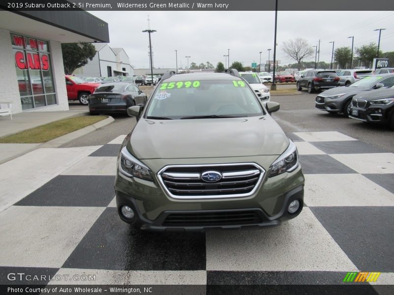 Wilderness Green Metallic / Warm Ivory 2019 Subaru Outback 2.5i Premium