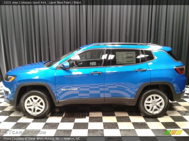 Laser Blue Pearl / Black 2020 Jeep Compass Sport 4x4