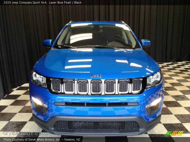 Laser Blue Pearl / Black 2020 Jeep Compass Sport 4x4