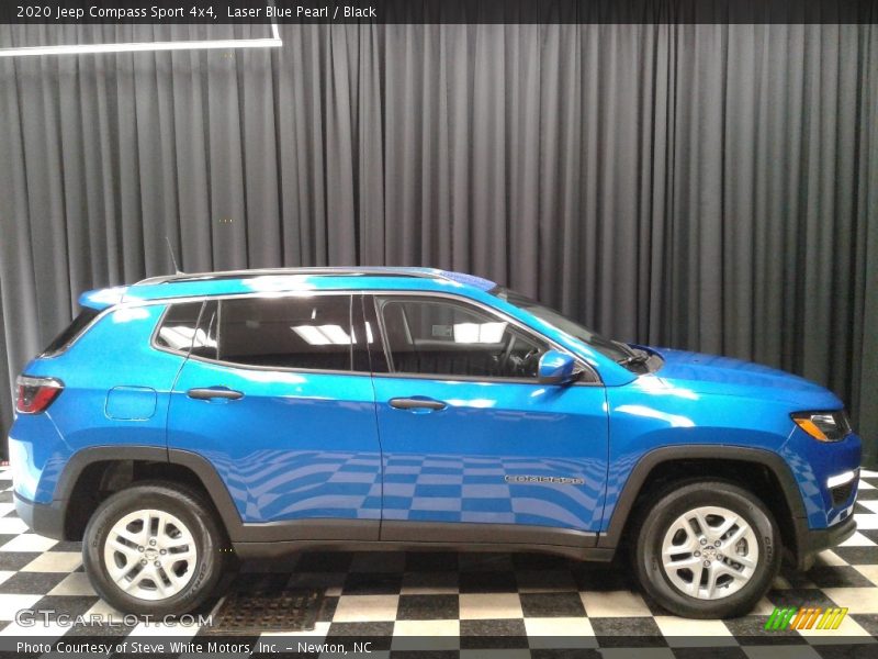 Laser Blue Pearl / Black 2020 Jeep Compass Sport 4x4