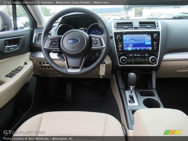 Wilderness Green Metallic / Warm Ivory 2019 Subaru Outback 2.5i Premium