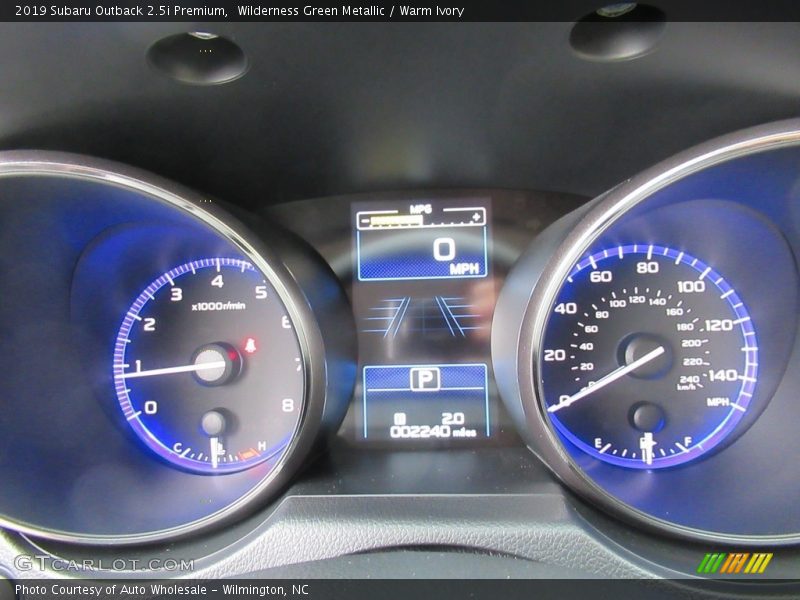 Wilderness Green Metallic / Warm Ivory 2019 Subaru Outback 2.5i Premium