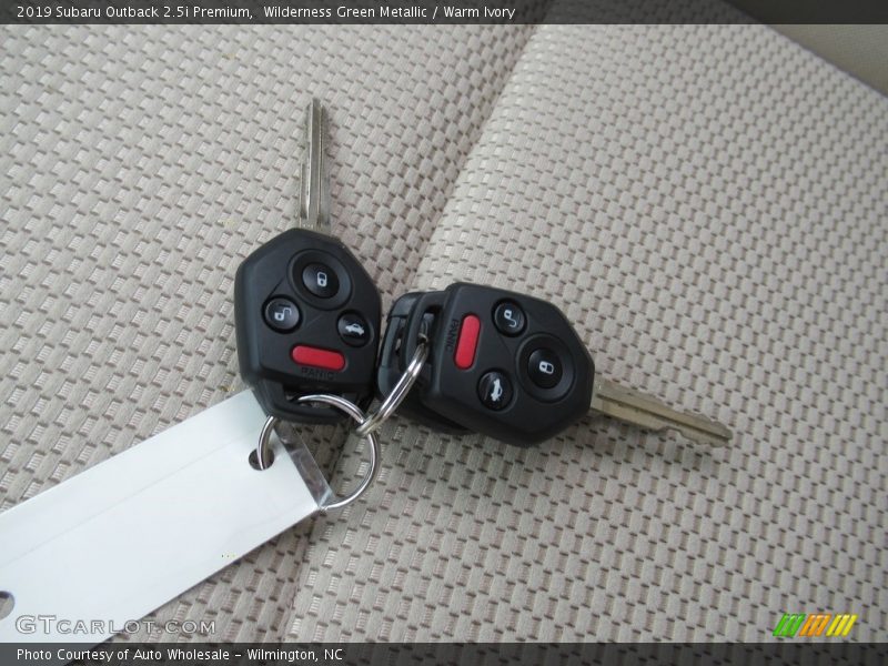Wilderness Green Metallic / Warm Ivory 2019 Subaru Outback 2.5i Premium