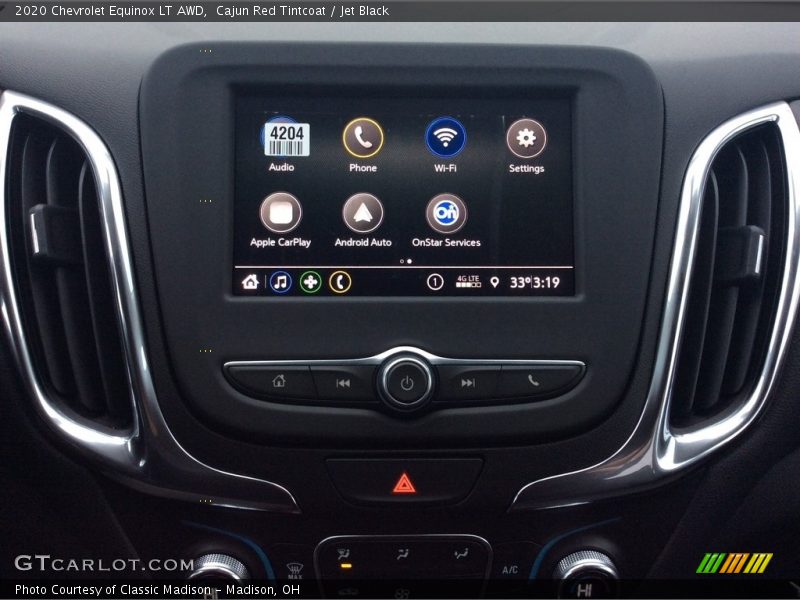 Cajun Red Tintcoat / Jet Black 2020 Chevrolet Equinox LT AWD