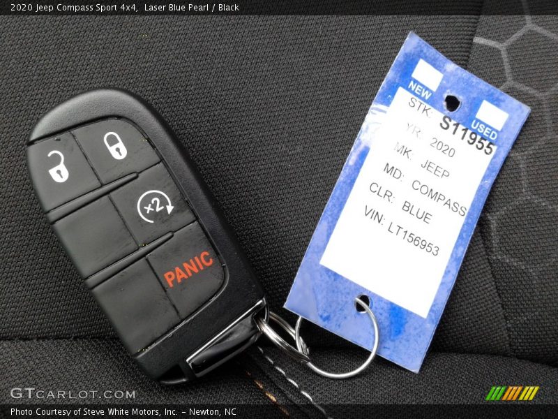 Laser Blue Pearl / Black 2020 Jeep Compass Sport 4x4