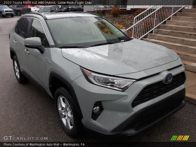 Lunar Rock / Light Gray 2020 Toyota RAV4 XLE AWD Hybrid