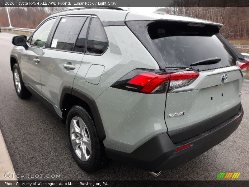Lunar Rock / Light Gray 2020 Toyota RAV4 XLE AWD Hybrid