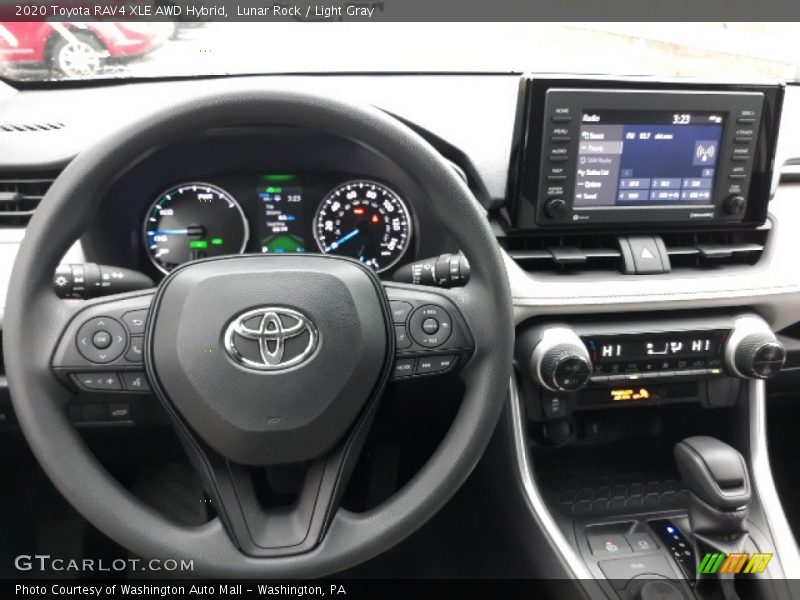 Lunar Rock / Light Gray 2020 Toyota RAV4 XLE AWD Hybrid
