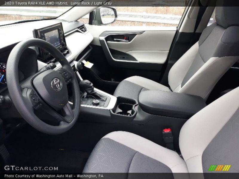 Lunar Rock / Light Gray 2020 Toyota RAV4 XLE AWD Hybrid