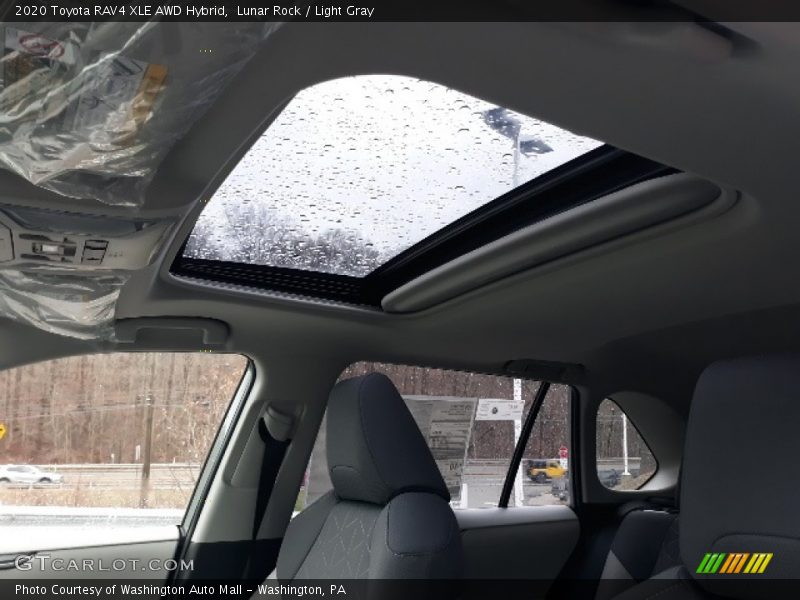 Lunar Rock / Light Gray 2020 Toyota RAV4 XLE AWD Hybrid