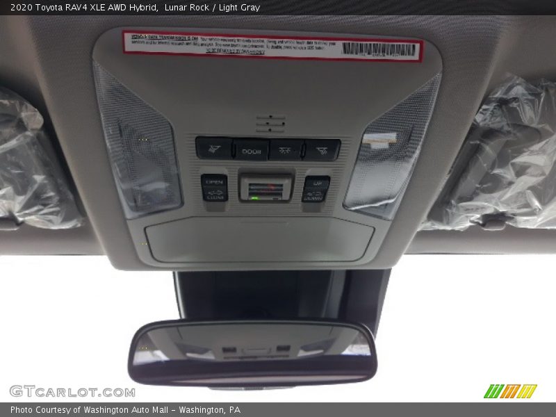 Lunar Rock / Light Gray 2020 Toyota RAV4 XLE AWD Hybrid