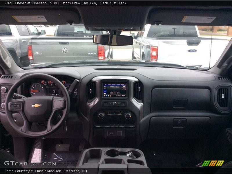 Black / Jet Black 2020 Chevrolet Silverado 1500 Custom Crew Cab 4x4