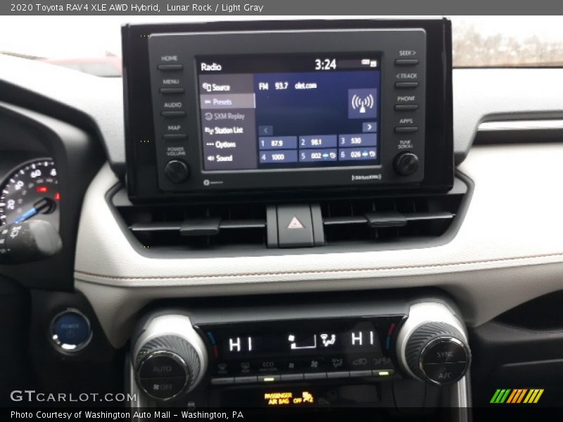 Lunar Rock / Light Gray 2020 Toyota RAV4 XLE AWD Hybrid